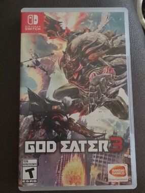 God Eater 3 Nintendo Switch Game - Black/Red
